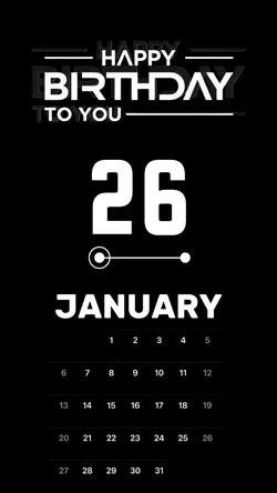 Hbd 26 January