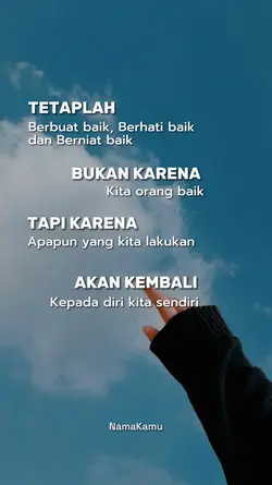 Tetap berbuat baik