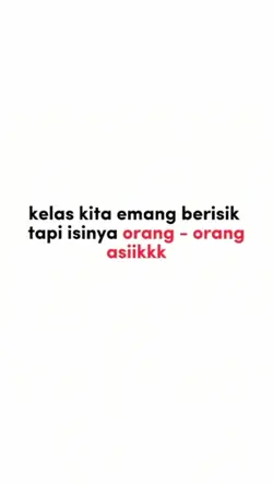 kelas kita emang