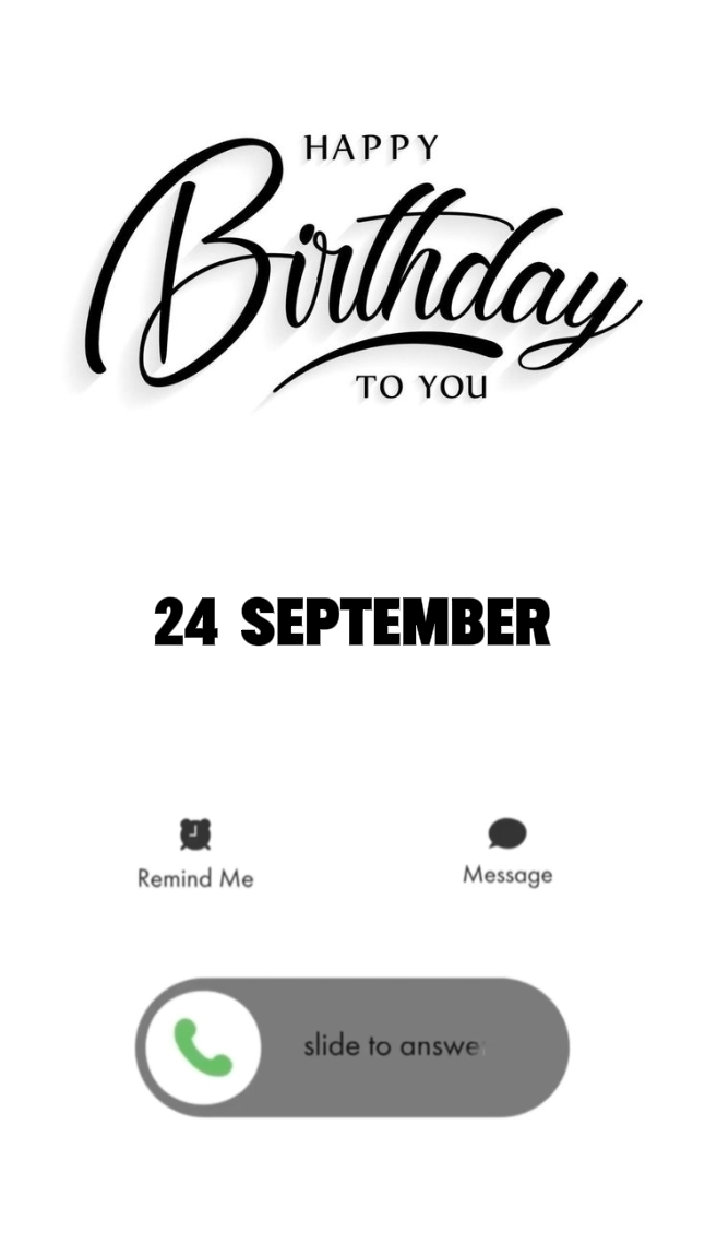 24 September B'day 