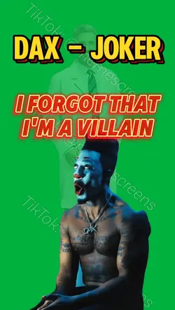 MY BAD I'M A VILLAIN