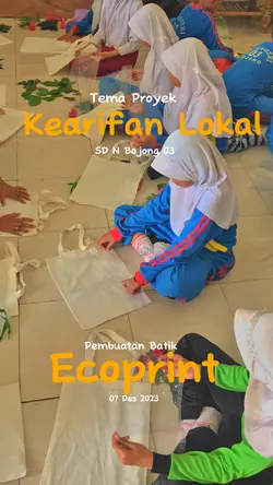 Pembuatan ecoprint