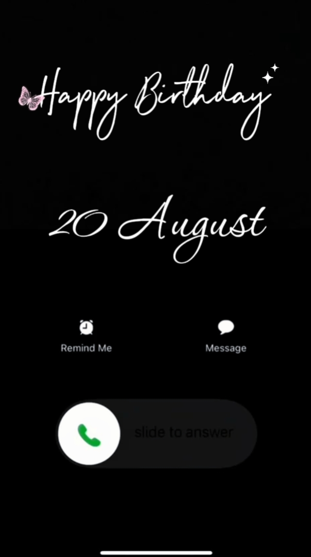HBD 20 AUGUST