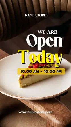 WE ARE OPEN