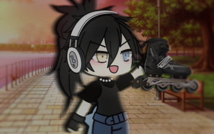 playing roller blade