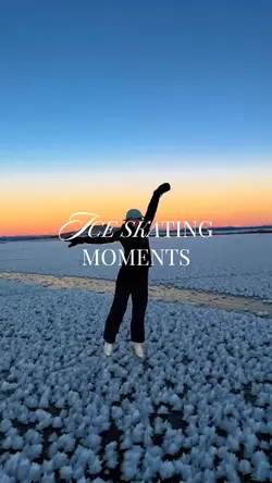Ice skating moments