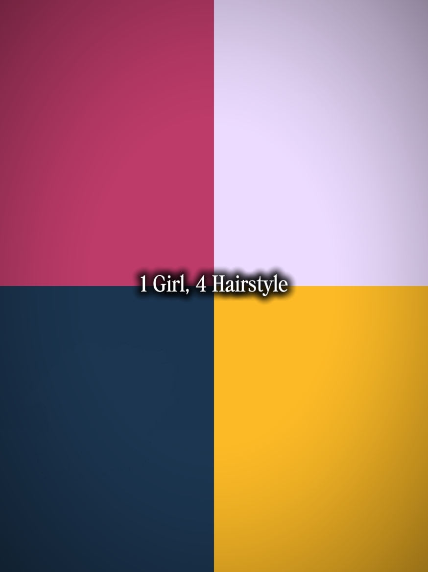 1girl 4 gaya rambut
