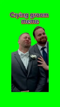 Crying groom meme