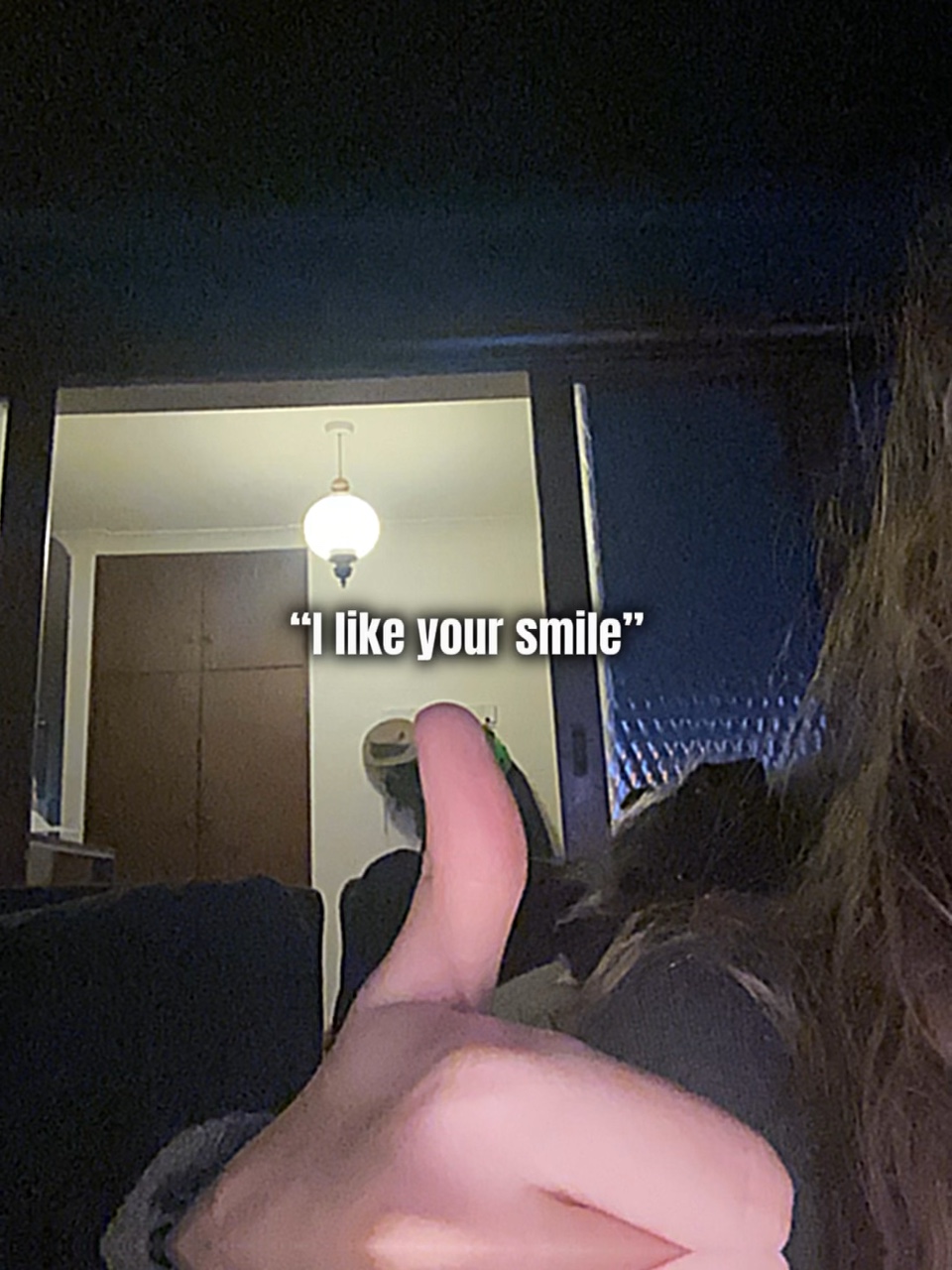 I don’t smile much 