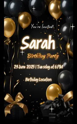 Birthday Invitation 