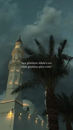 gönlünü Allah'a ver