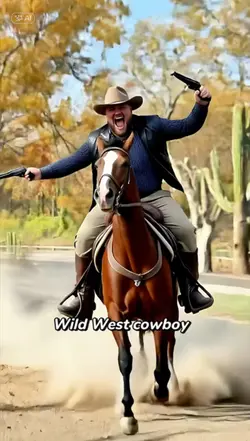 Wild West cowboy