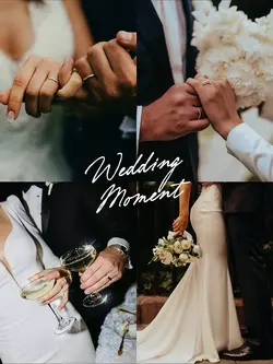 wedding moment