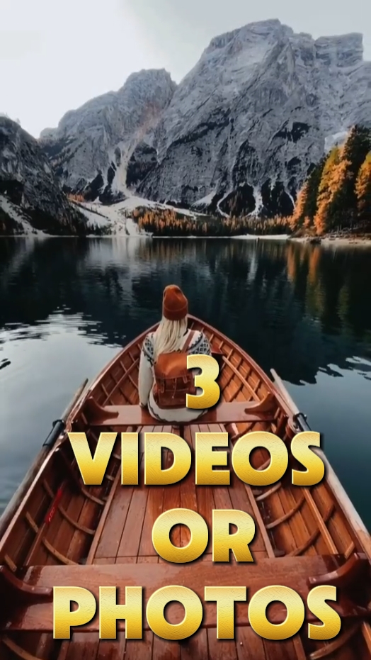 3 videos o fotos