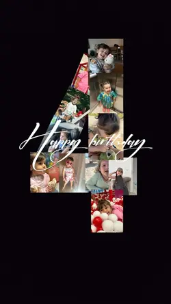 Happy 4th birthday 