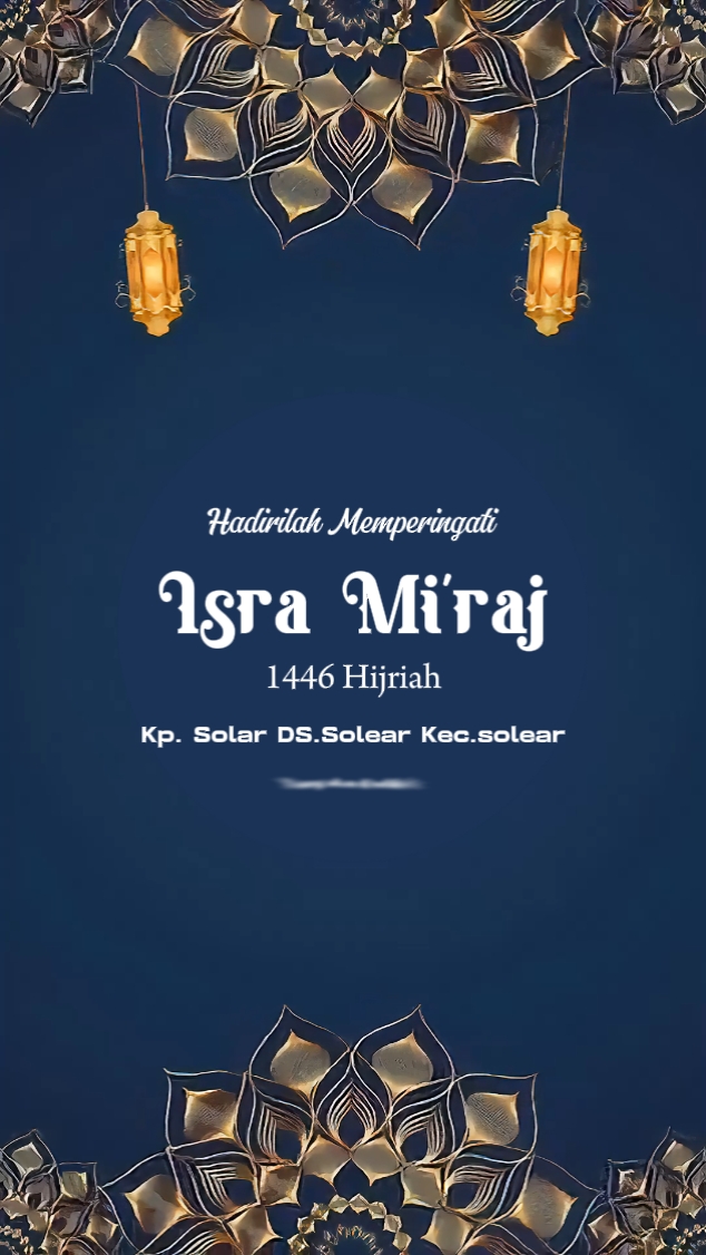 poster isra mi 'raj
