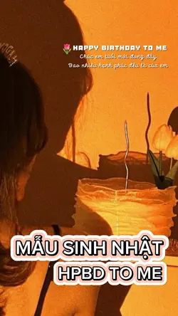 Happy Birthday To Me