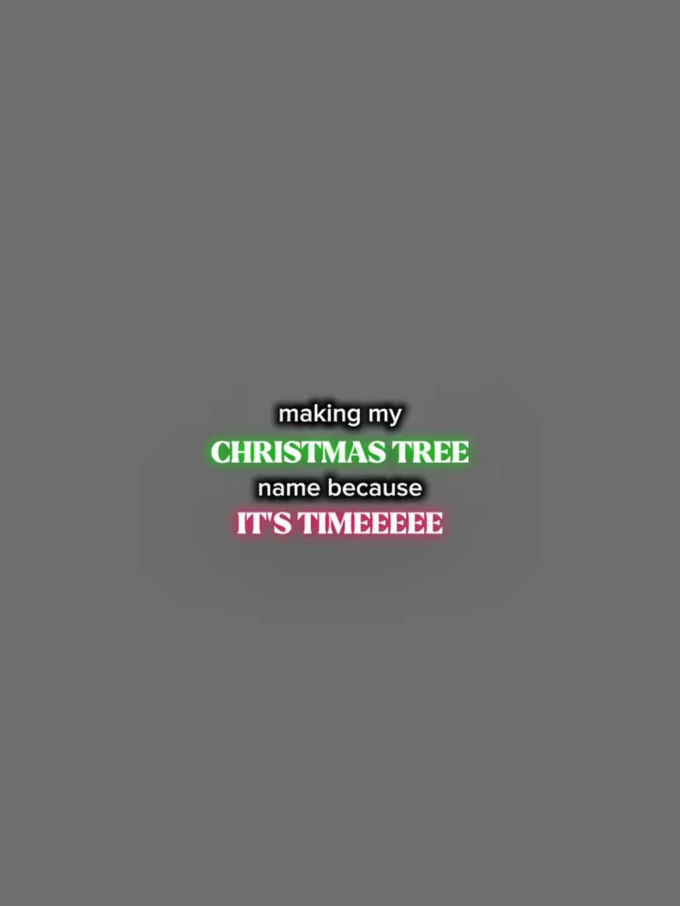 Nombre del árbol de Navidad