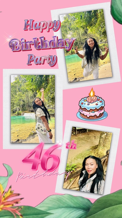 Aniversário em rosa 