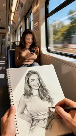 Pencil drawing 