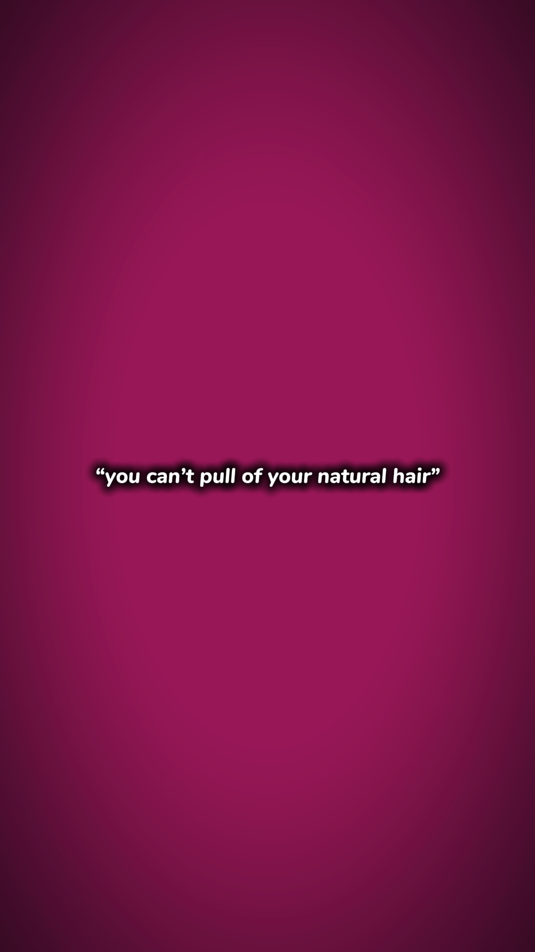 Cheveux naturels