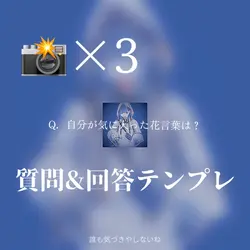 自分が気に入った花言葉は？