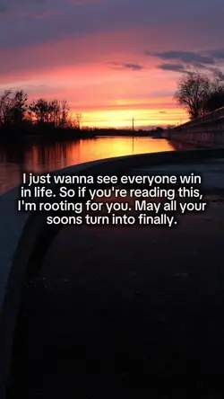 I’m rooting for you 