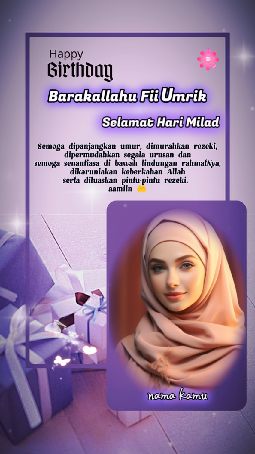 ucapan ultah islami