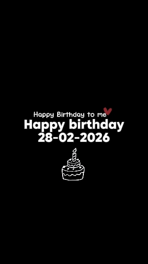 Joyeux anniversaire à moi