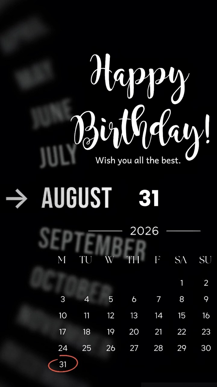 ANNIVERSAIRE SOEUR 31 AOÛT
