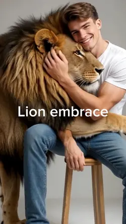 Lion Embrace