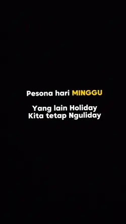 Pesona hari minggu