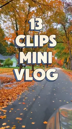 13 clip mini vlog