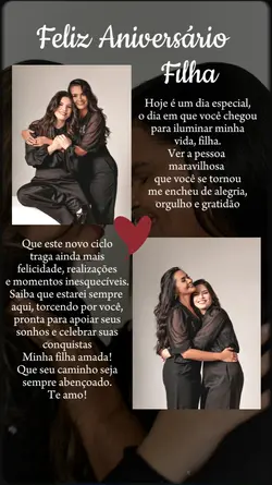 Parabéns Filha