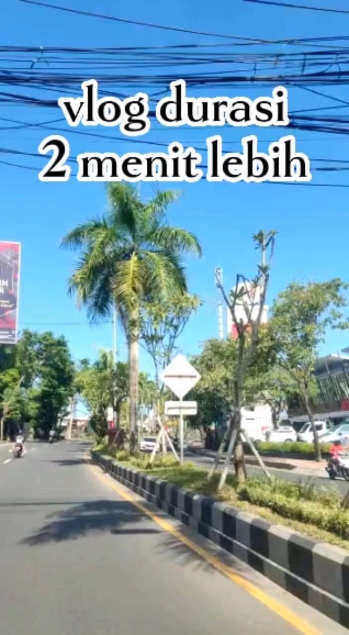 vlog durasi 2 menit+