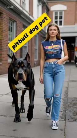 pitbull dog pet