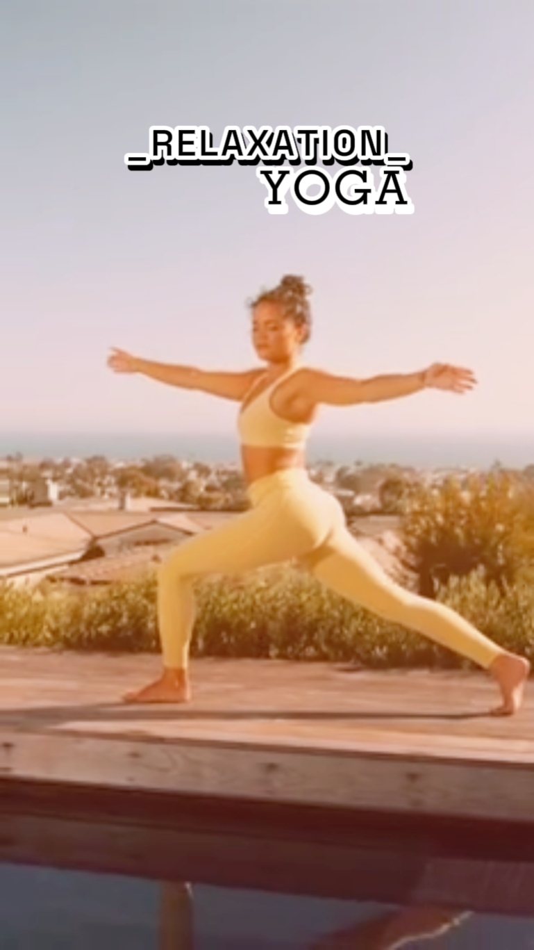 relaxing yoga