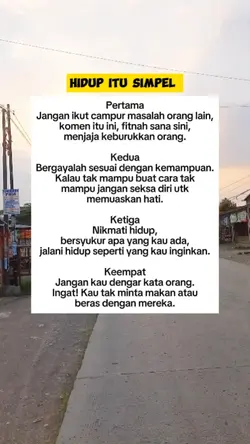 hidup itu simpel 