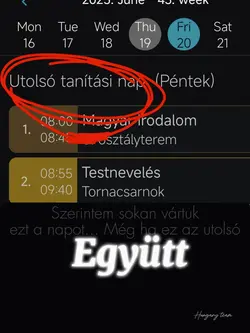 Újra eltelt egy év 