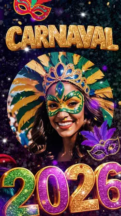 sua foto carnaval