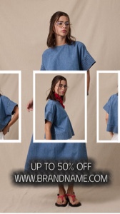 Anuncios de promoción de moda