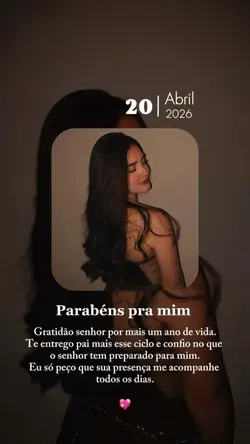 Parabéns pra mim 