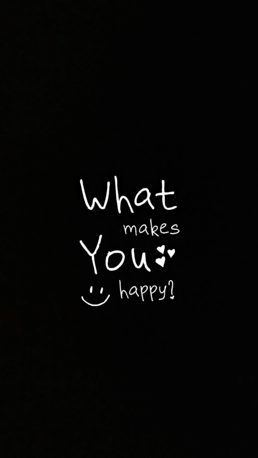 What makes you happy