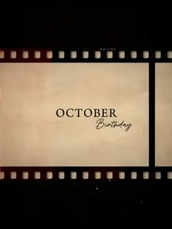 OCTOBER BIRTHDAY 
