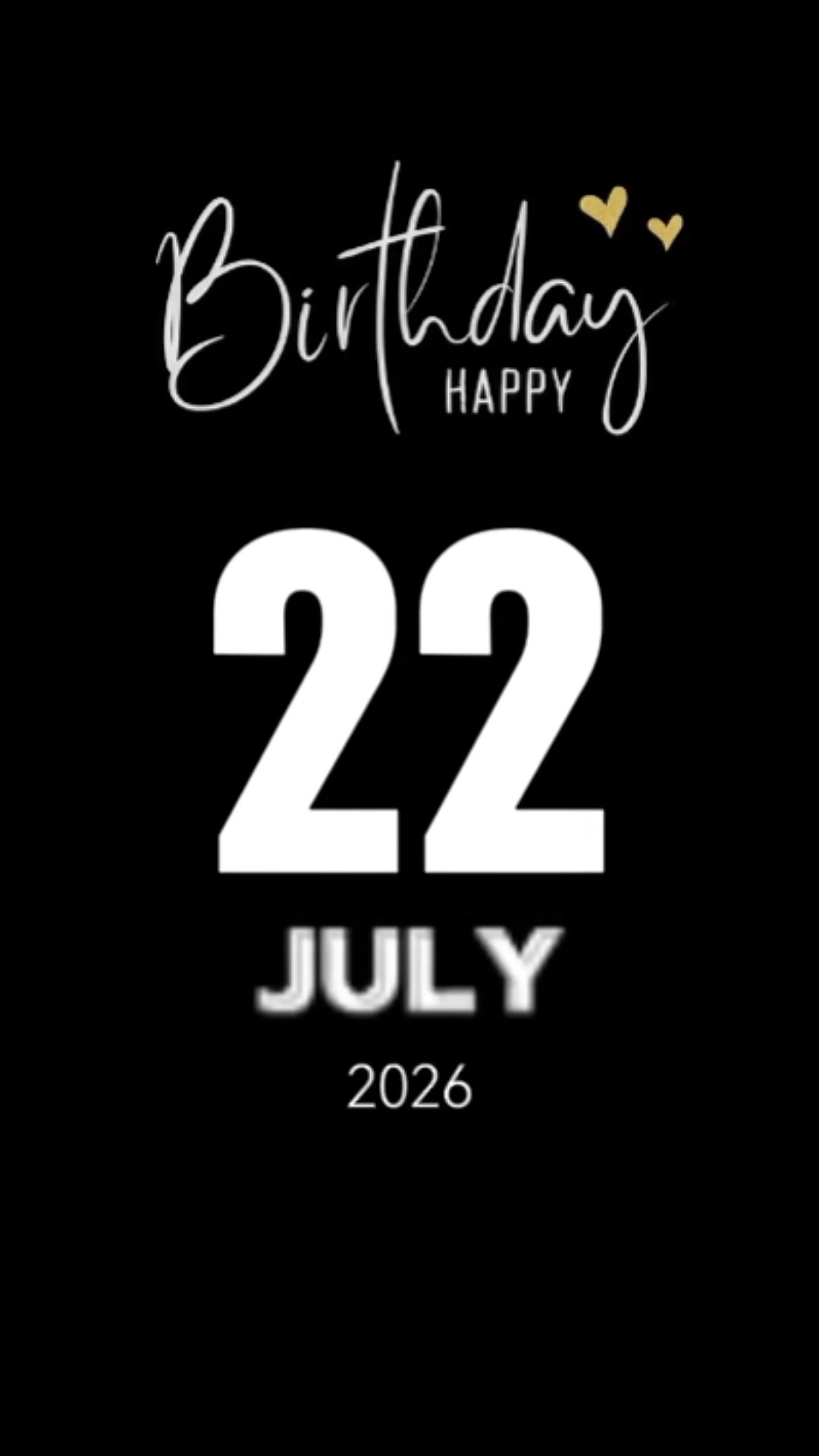 Ulang tahun 22 Juli
