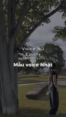 Mẫu voice Nhật