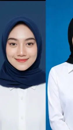 Foto latar biru