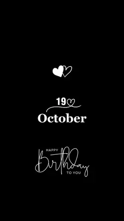 HBD 19 OCTOBER