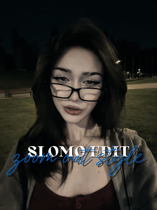 zoom arrière modifier slomo 