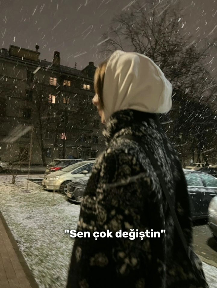 ben değiştim evet...